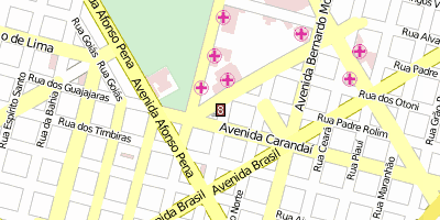 Stadtplan Igreja do Sagrado Coração de Jesus Belo Horizonte